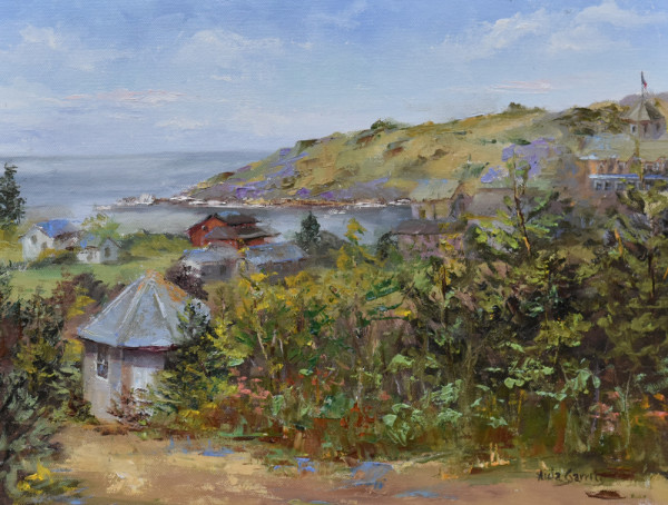 The Village at Monhegan Island by Aida Garrity