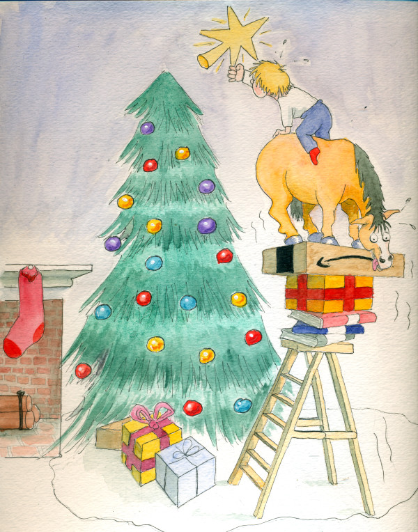 Christmas Card #1 by Marcia Blanco