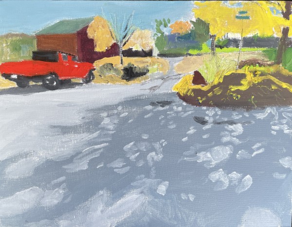 Red Truck/Harrisville by Joan Hanley