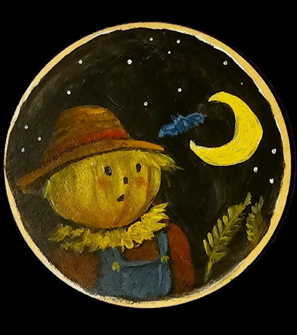 Spooky Bat Ornament by Jessica Kunnas