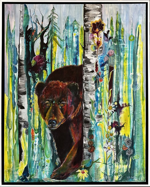 Bear in the Aspens by Susan Tousley