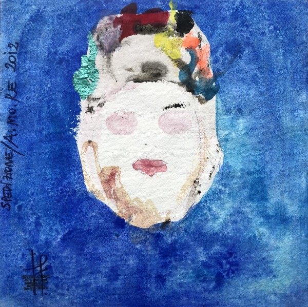 Autoritratto con Occhiali Rosa