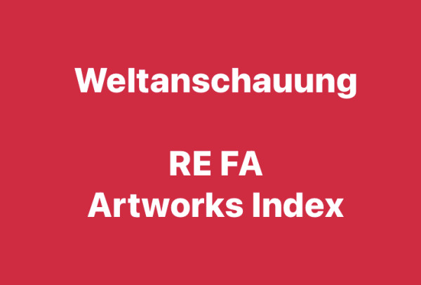 Weltanschauung RE FA