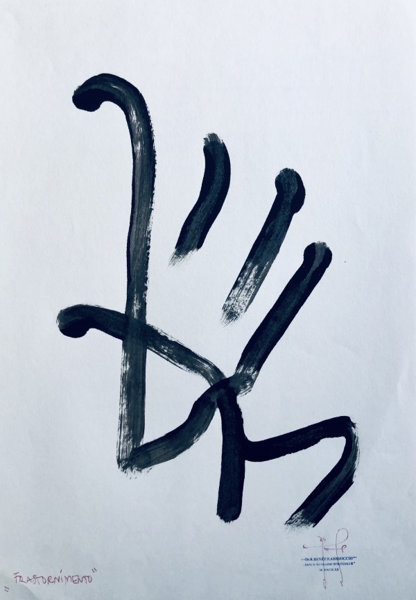 Calligrafia "Frastornata"