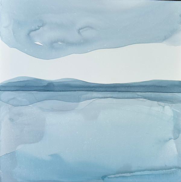 Soft Blue Ocean Day by lisa nordale