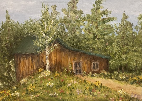 New Hampshire Cabin by Mary O'Malley-Joyce