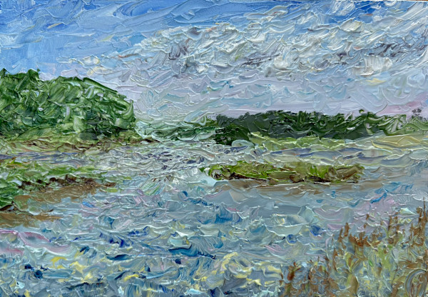 Historic Portland Place on the Navesink River by Mary O'Malley-Joyce