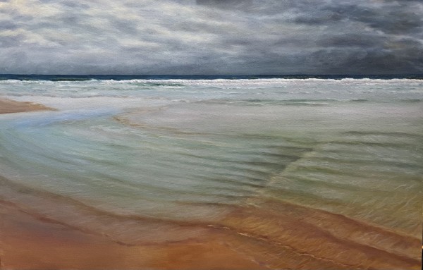 Storm at Sea - Island Beach State Park by Mary O'Malley-Joyce