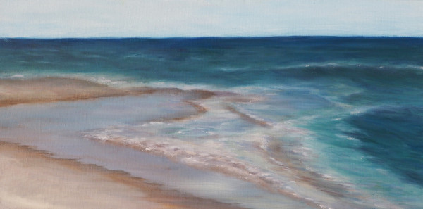Island Beach State Park Waves by Mary O'Malley-Joyce