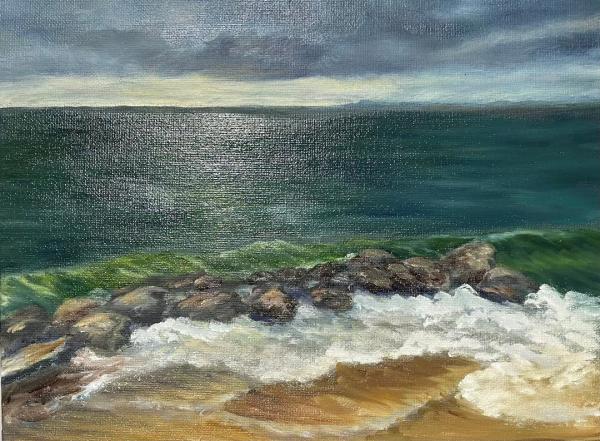 Storm Rolling in Sandy Hook by Mary O'Malley-Joyce