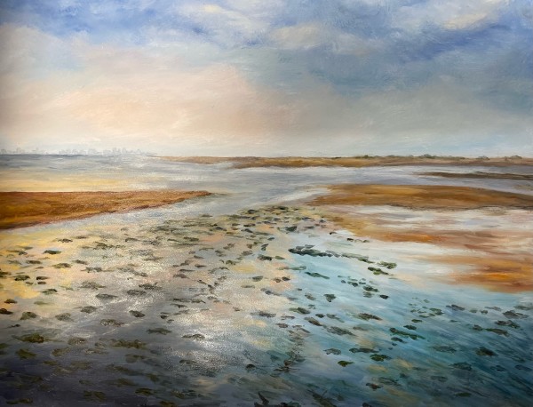 Sandy Hook Seaweed Reflections by Mary O'Malley-Joyce