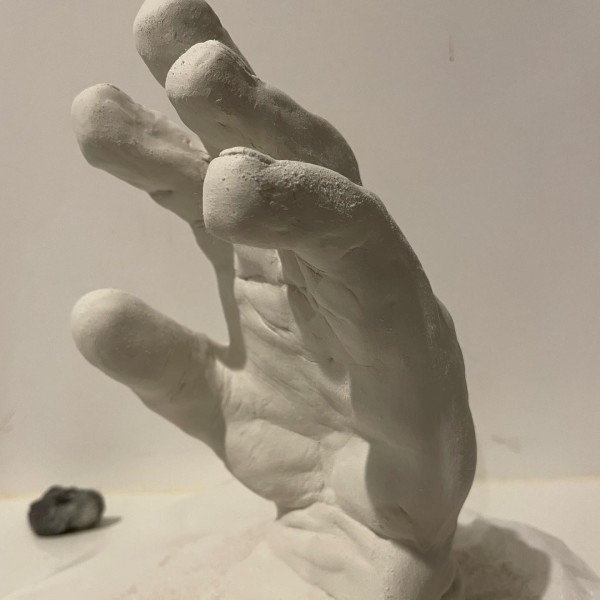 ‘My Father’s Hands’ Hand Sculpture - In progress by Hayley