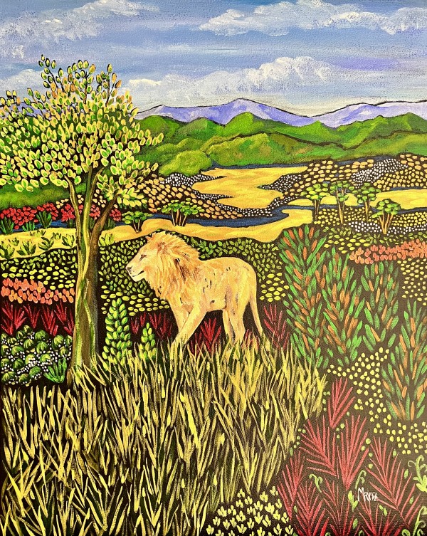 The Lion's Walk by Sharon Mroz