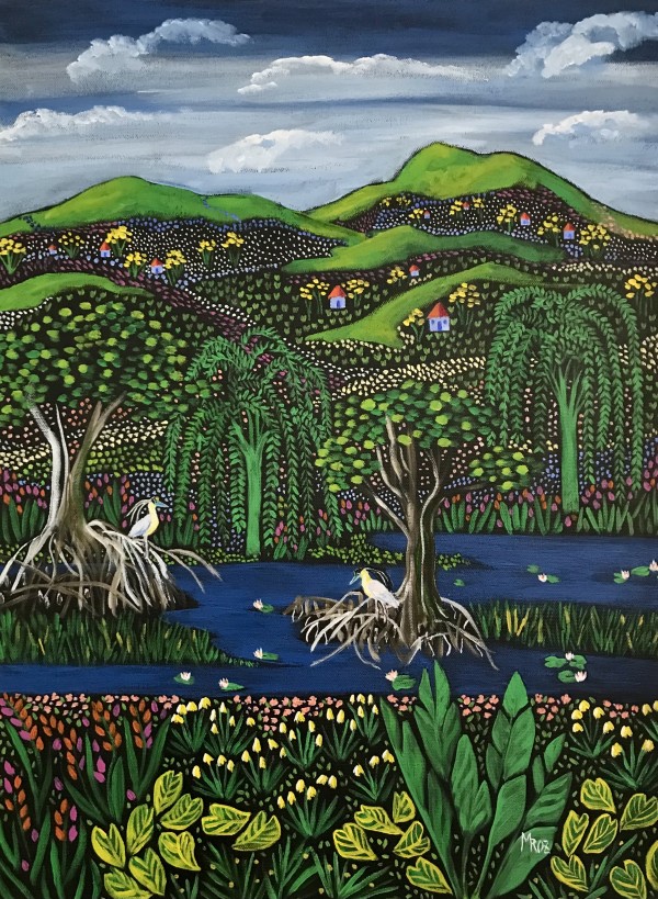 The Herons' Mangrove by Sharon Mroz