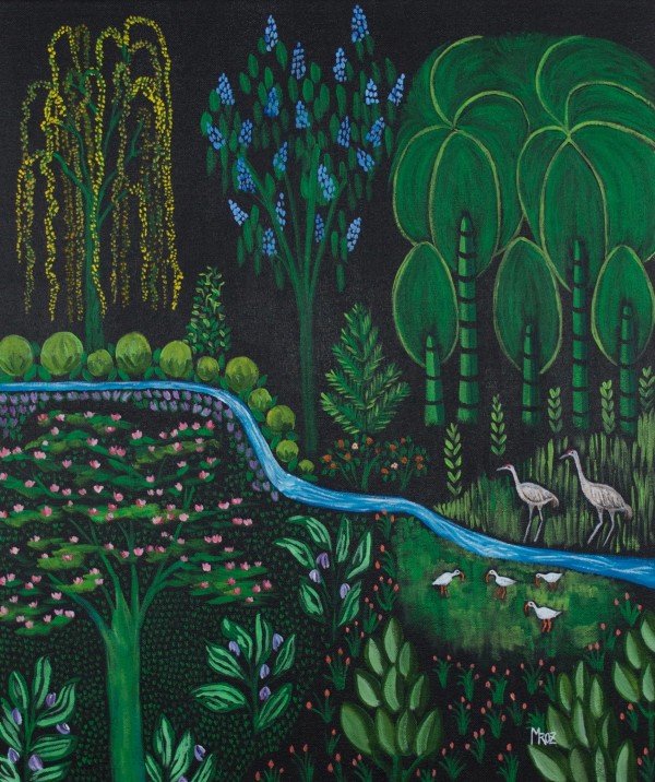 Blue Heart Tree by Sharon Mroz