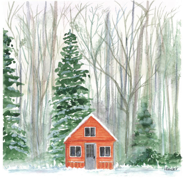 Cabin in the Woods by Rosalynd Coulter Semple