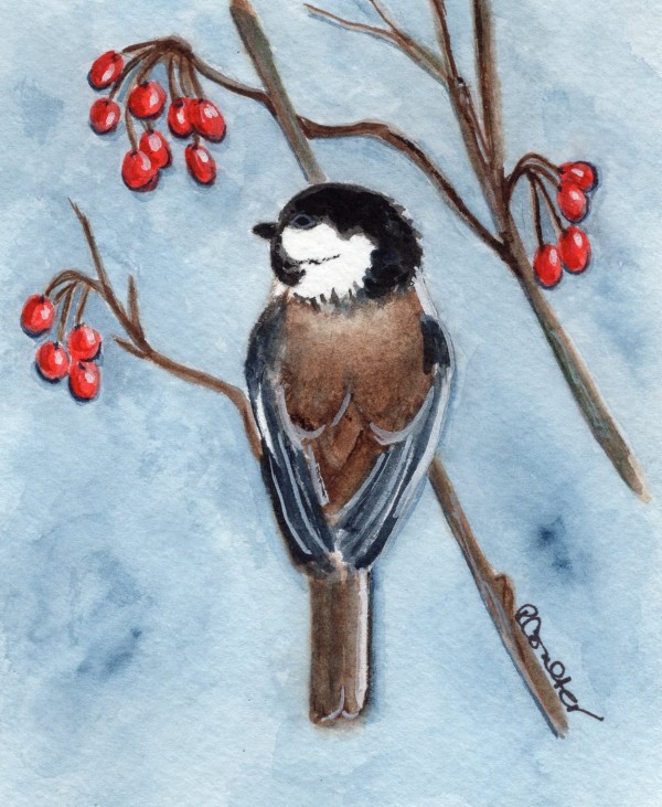 Chickadee Blue by Rosalynd Coulter Semple