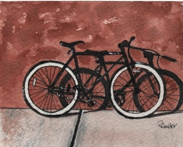 Bicycle Brown by Rosalynd Coulter Semple