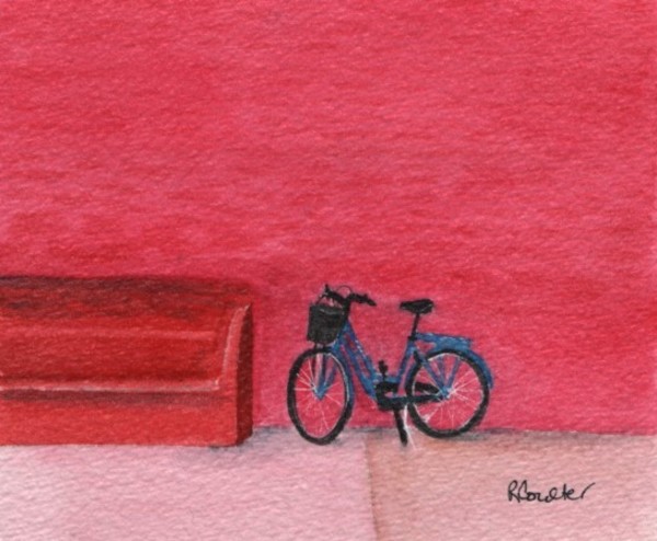 Bicycle Pink by Rosalynd Coulter Semple
