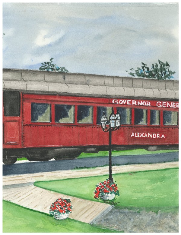 Train Station Inn by Rosalynd Coulter Semple