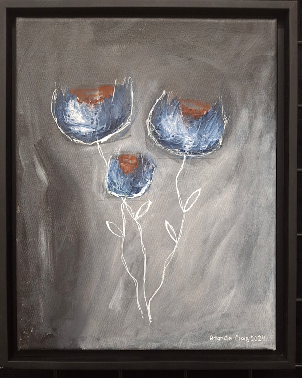 Blue Peonies by Amanda Craig