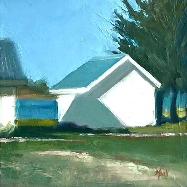 Beach Cottages II by Marjorie Ball