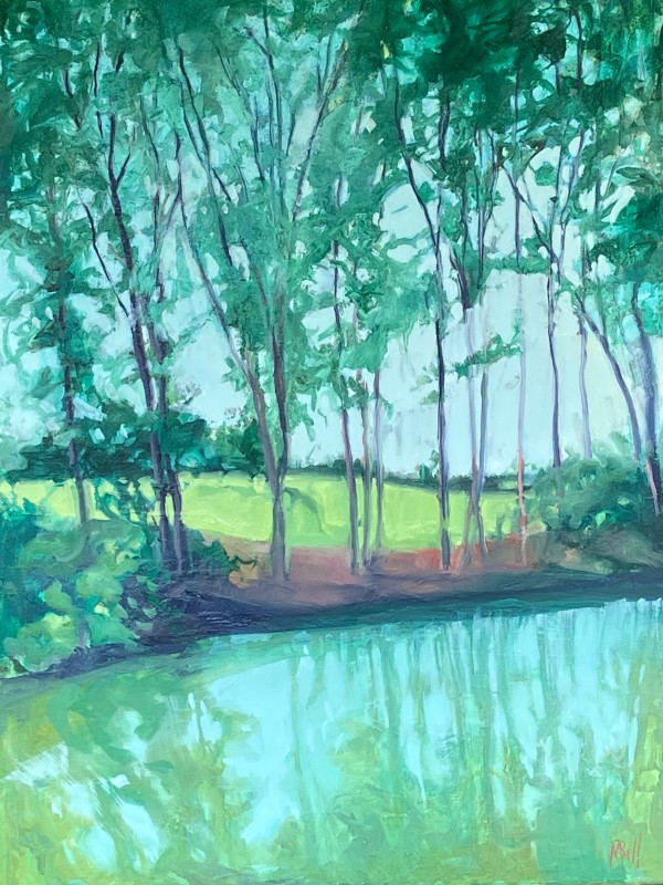 Riverside Reflections by Marjorie Ball