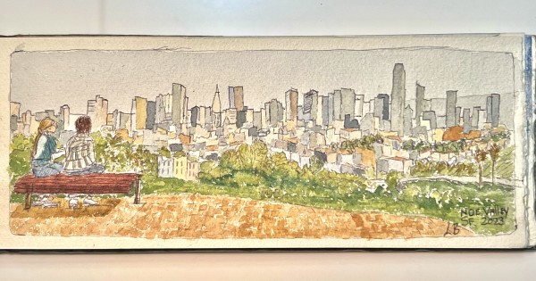 San Francisco Skyline by Lon Bender