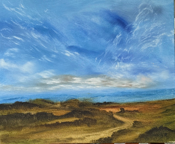 Looking Down at the Shadows on the Sea by Lon Bender, Image 1.