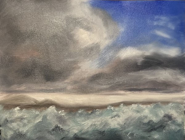 Turbulent Sea on a Stormy Day by Lon Bender
