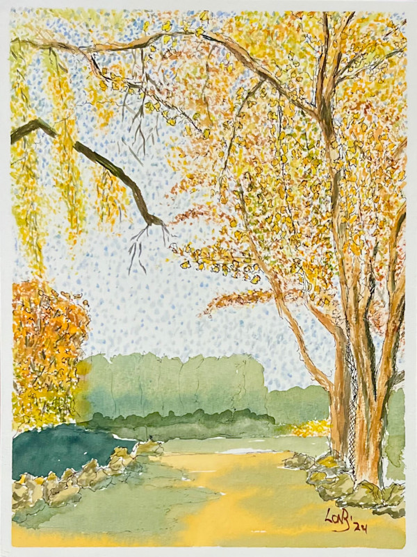 Ginkos at Descanso by Lon Bender
