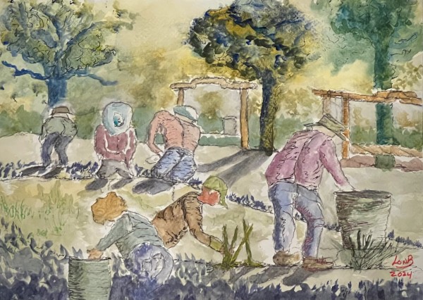 Gardeners Preparing for Spring by Lon Bender