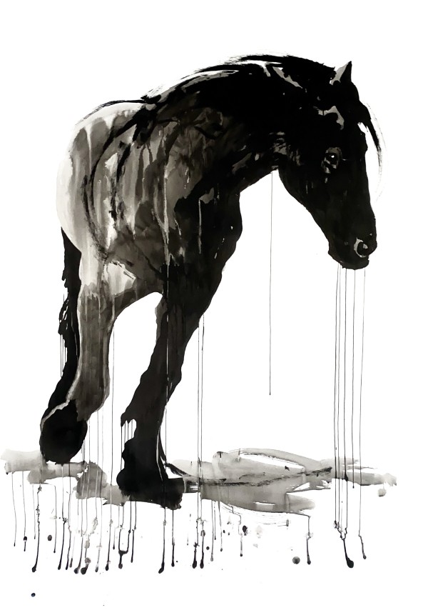 Horse study #9 by Philine van der Vegte