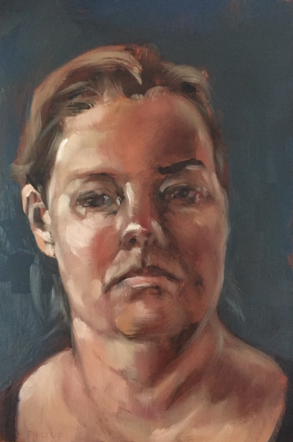 Self portrait by Philine van der Vegte