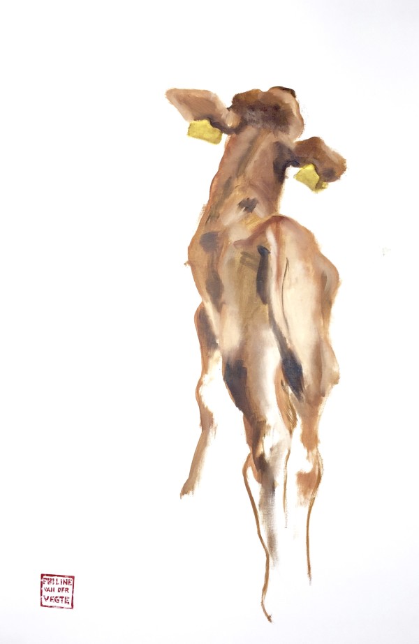 Portrait of calf #0206 by Philine van der Vegte