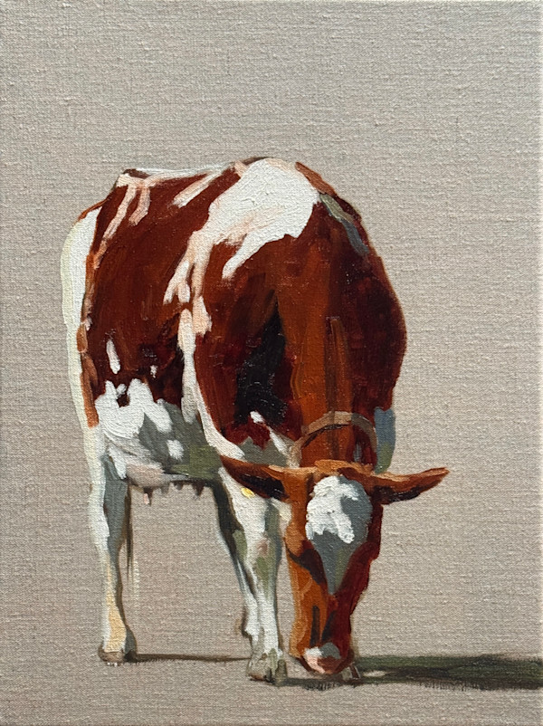 Grazing cow by Philine van der Vegte, Image 1.