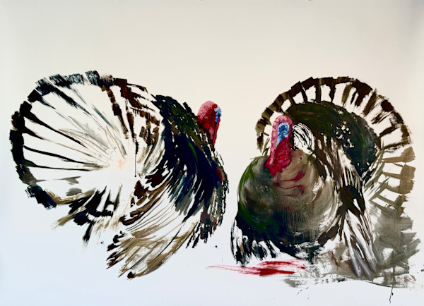 Turkey standoff by Philine van der Vegte