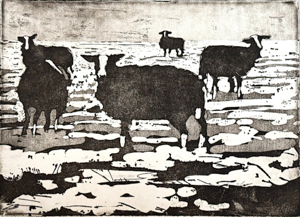 Winter sheep by Philine van der Vegte