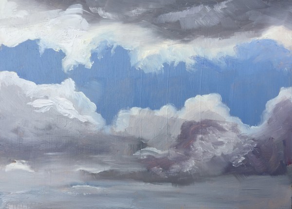 Cloud study by Philine van der Vegte