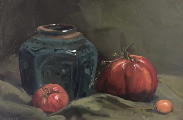 My mother's tomatoes by Philine van der Vegte