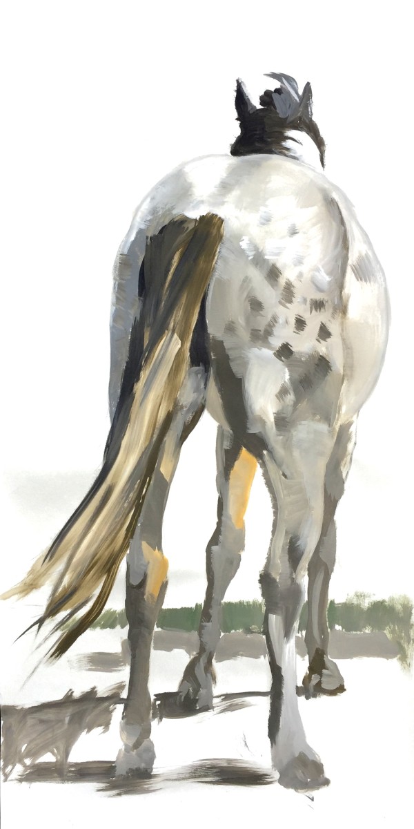Horse study by Philine van der Vegte