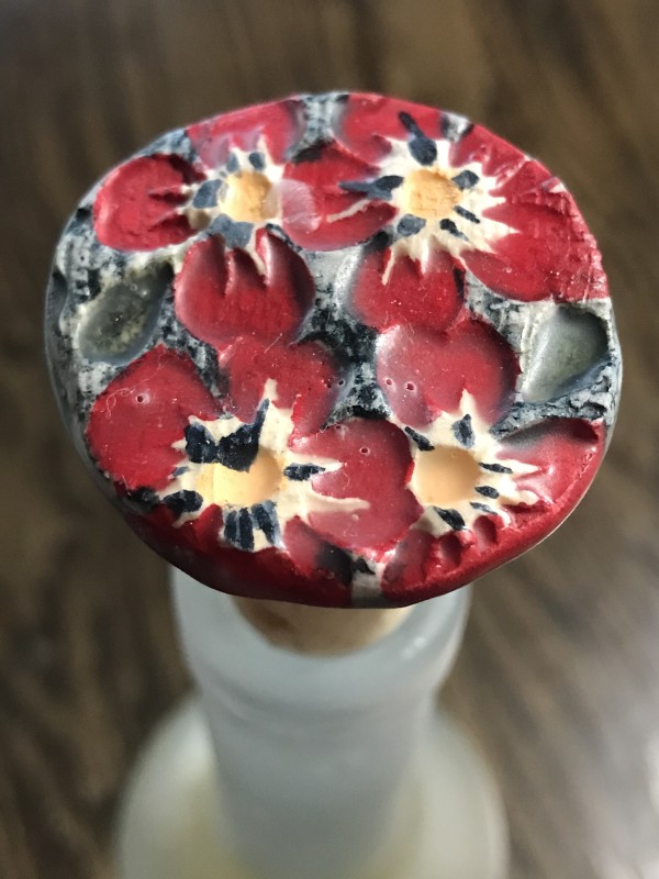 Ceramic/Encaustic · Wine Savers · Cork Stopper by Linnea Martina  Hannigan