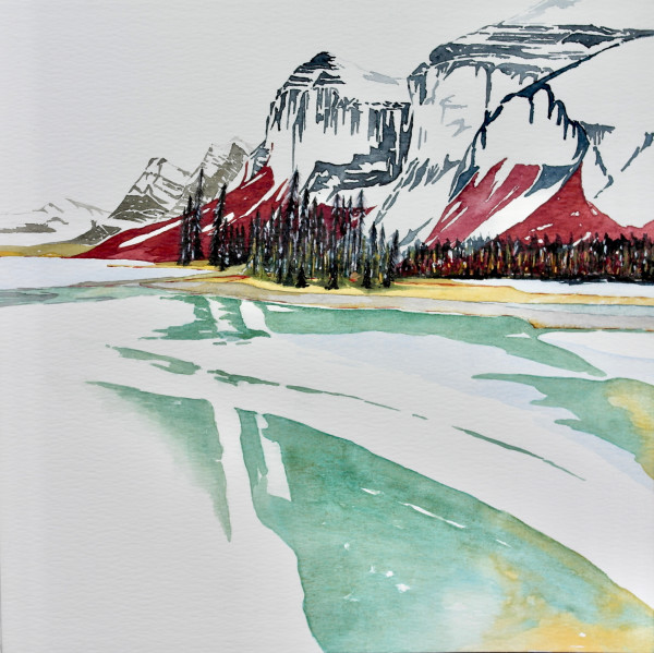 Maligne Lake | Jasper, Alberta by Linnea Martina  Hannigan