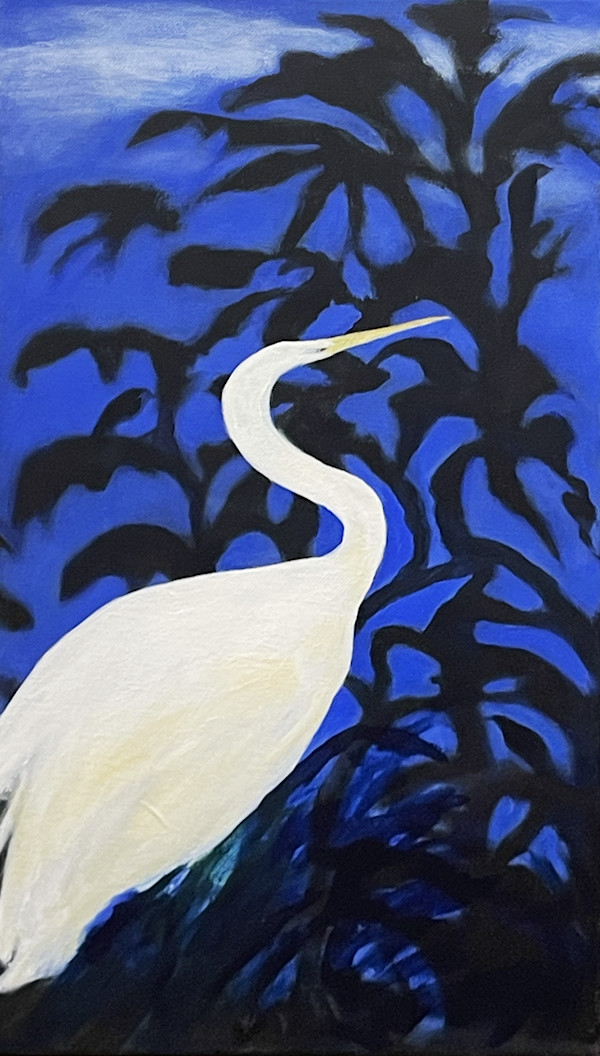 The Egret by Janet Cook-Rutnik