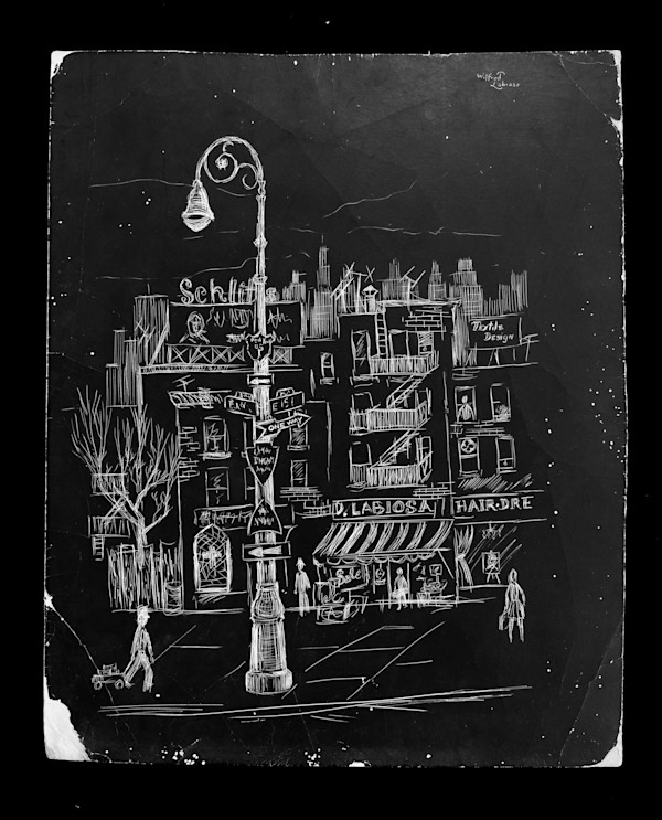 Inkblot for the New York City World’s Fair Blouse designed by the artist for Lord & Taylor Department Store by W. Labiosa, Image 8.