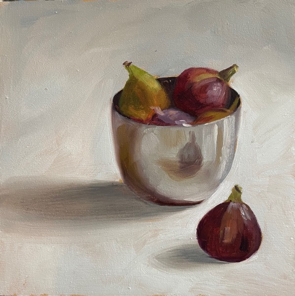 Day 28 "Figs and Pewter Cup" by Mary Bryson