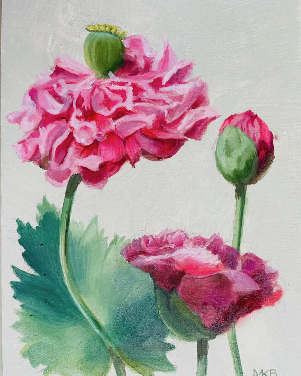 Double Pink 2 by Mary Bryson