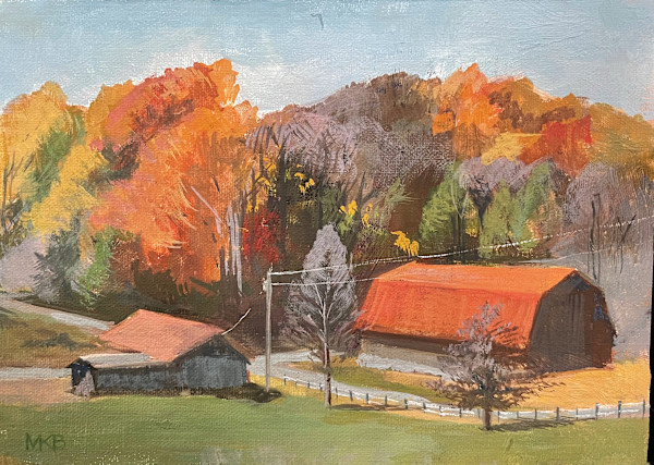 Looking Towards the Blacksmiths by Mary Bryson