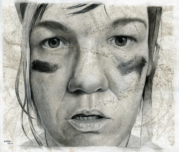 Faces of Roller Derby: Scargyle (self-portrait) by Megan Foldenauer