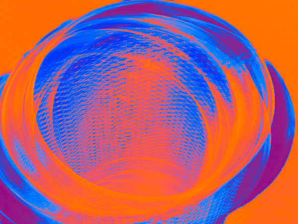In A Tizzy, Orange by Pamela Beck, Image 1.